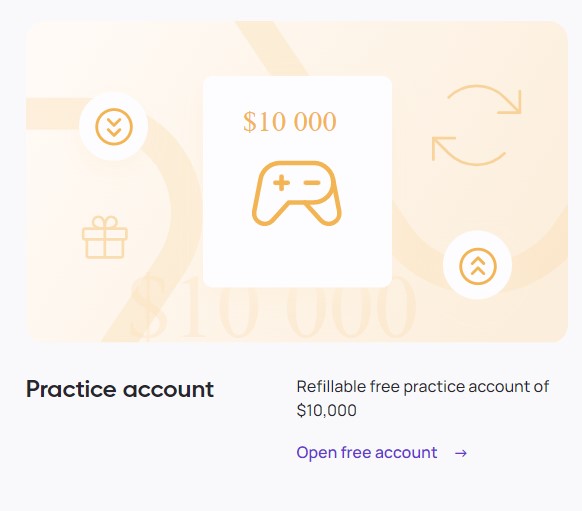 Capital Bear - practice account