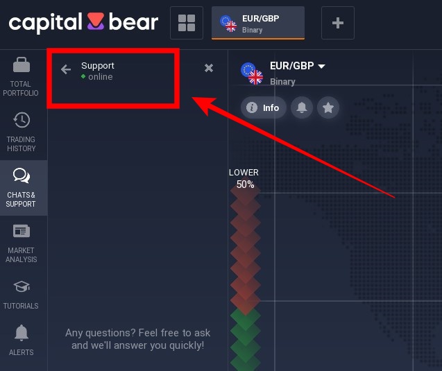 Capital Bear - support