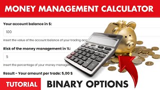 Binary Options Money Management Calculator of Binaryoptions.com explained