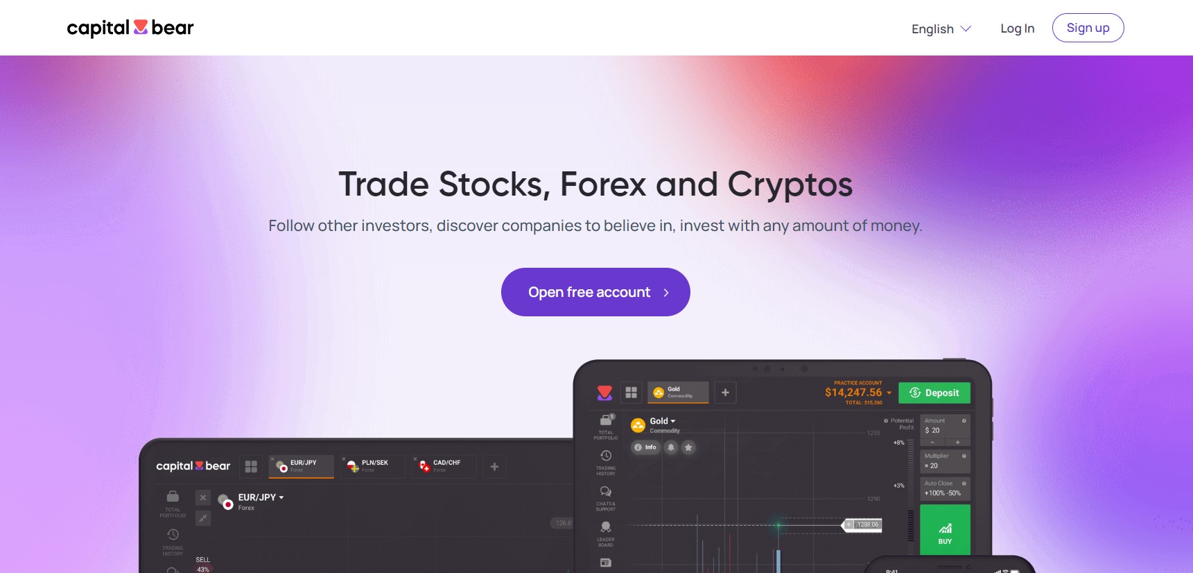 The official website of Capital Bear