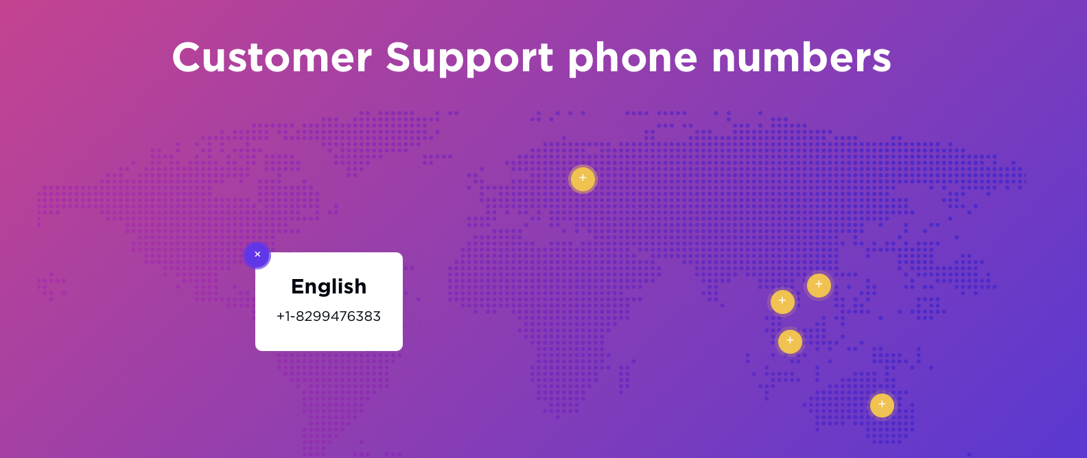The english customer support phone number on IQcent