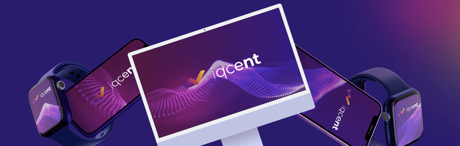 The IQcent trading platform on various devices