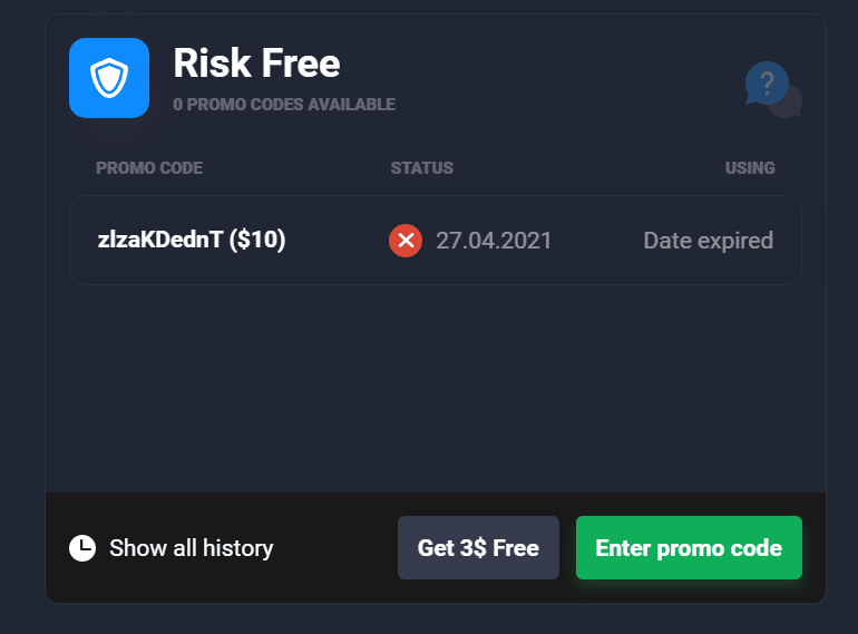 Quotex risk free trades